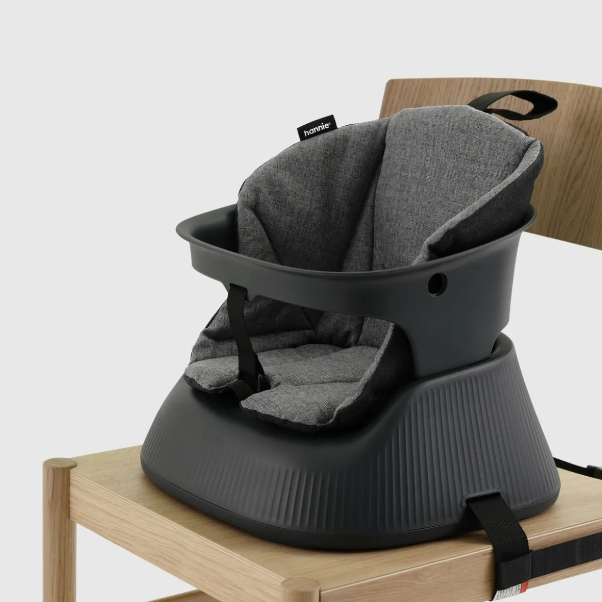 Bärbar barnstol Hannie Charcoal Black