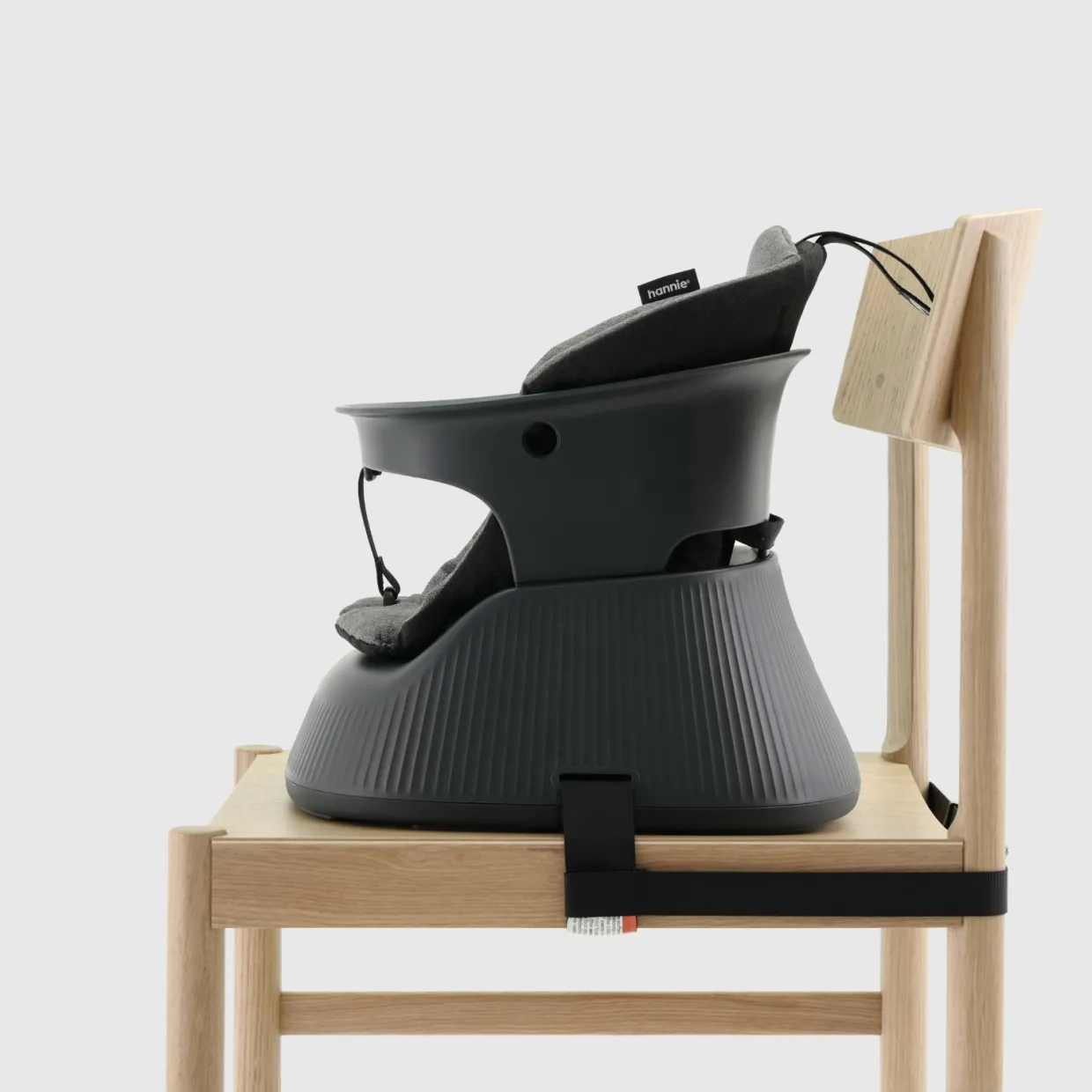 Bärbar barnstol Hannie Charcoal Black