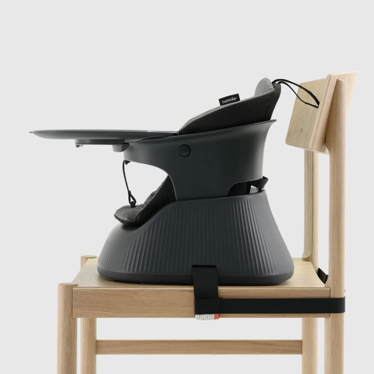 Bärbar barnstol Hannie Charcoal Black