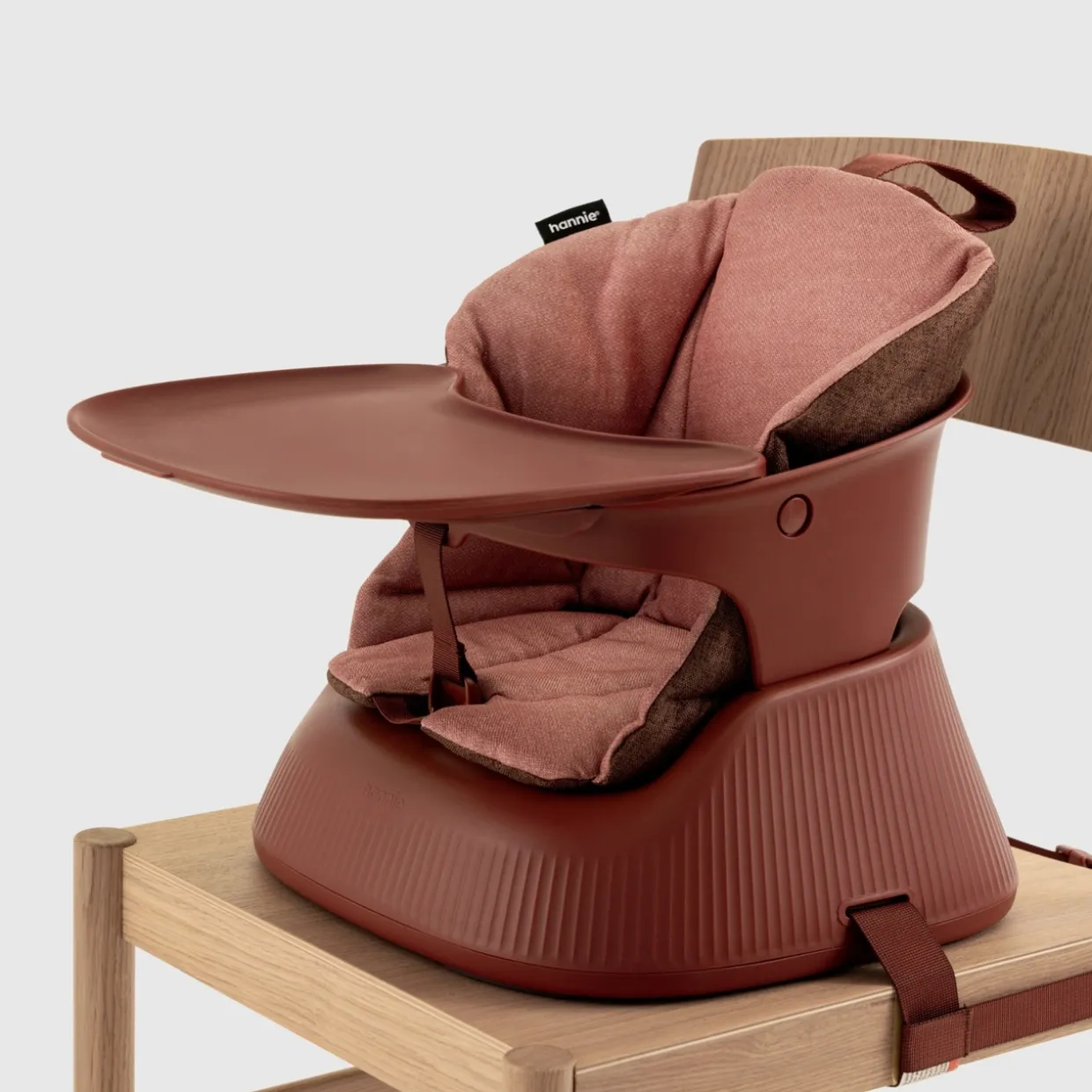 Bärbar barnstol Hannie Mahogany Red