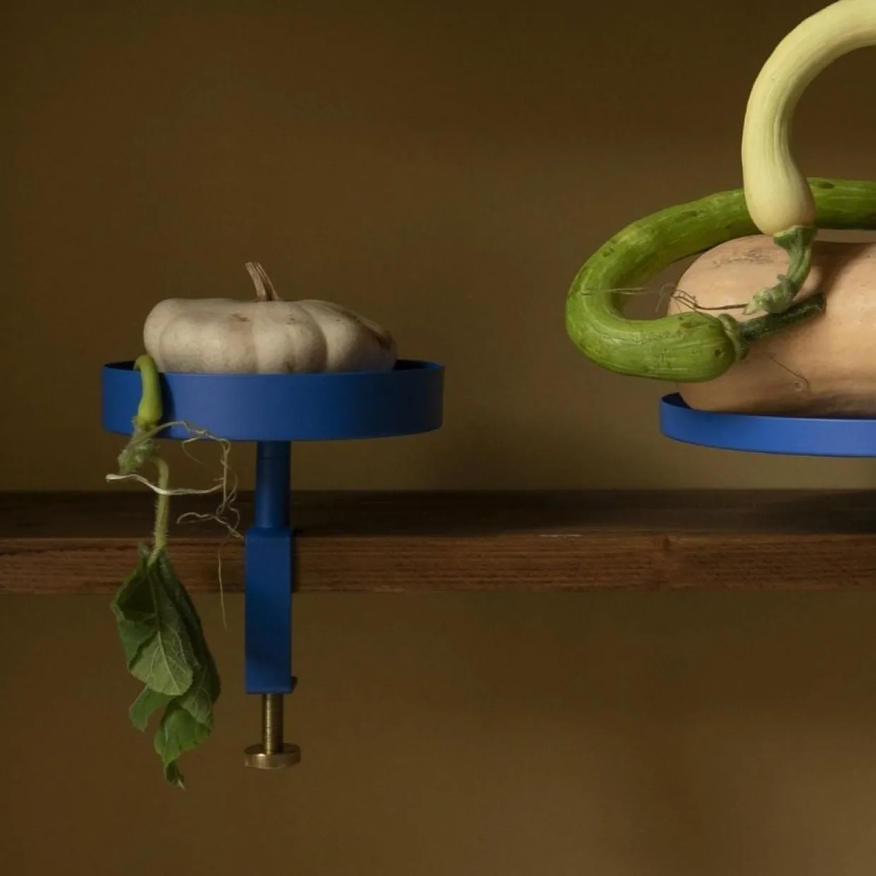 Bricka Clamp Tray S klarblå