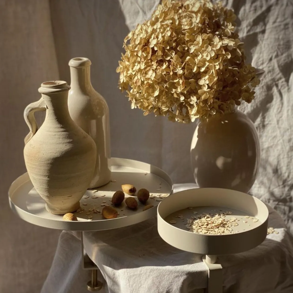 Bricka Clamp Tray S Oat