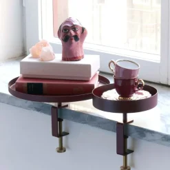 Bricka Clamp Tray S vinröd