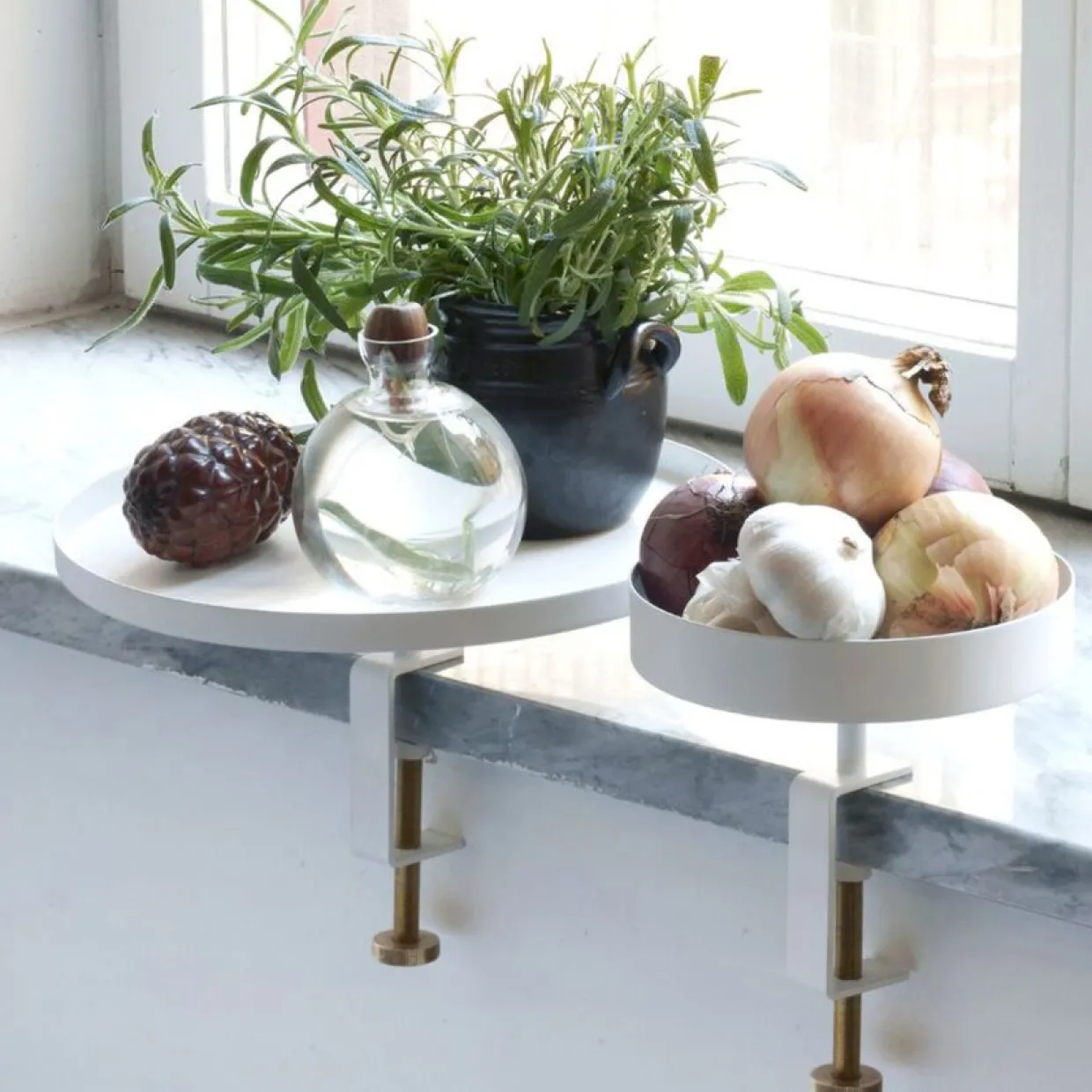 Bricka Clamp Tray S vit