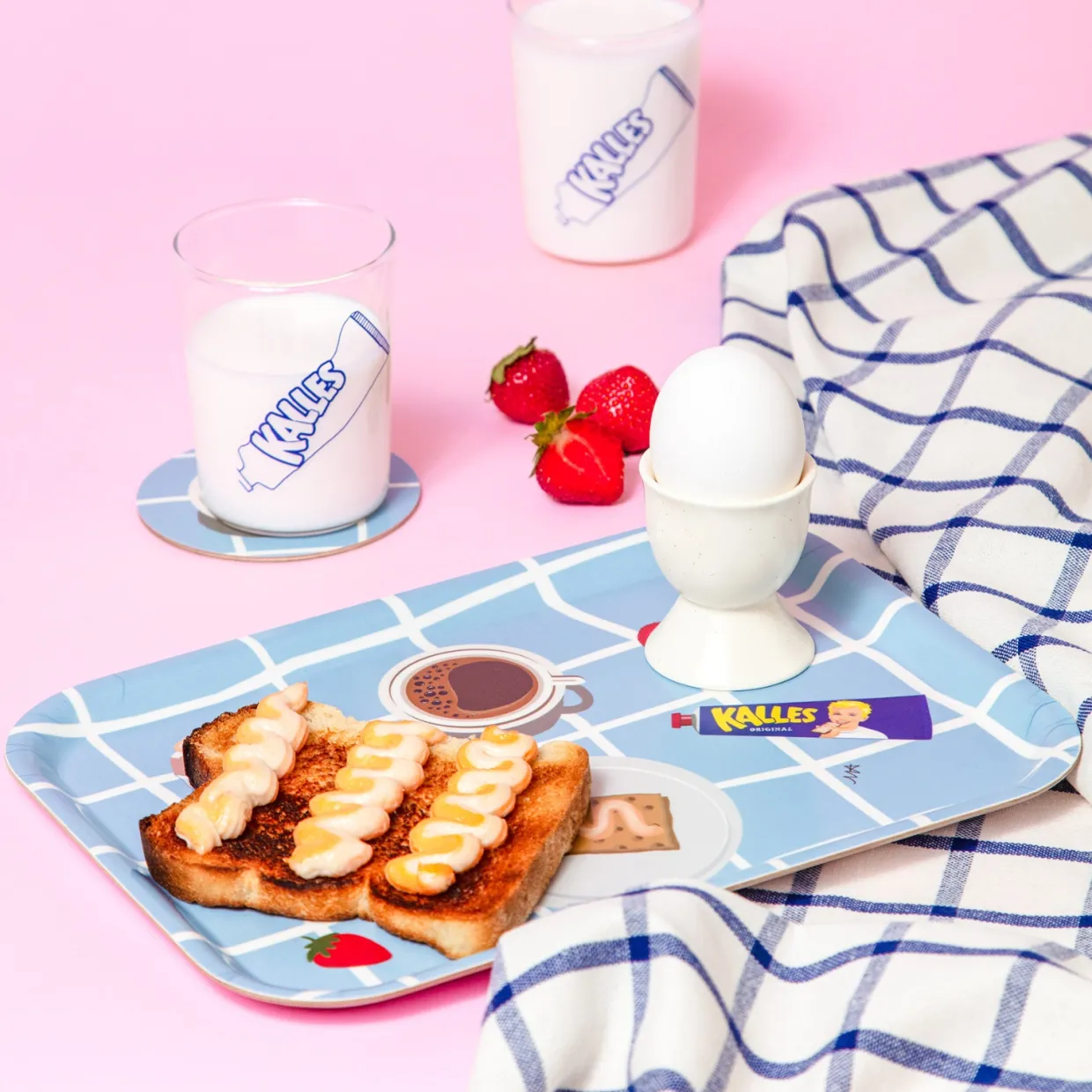 Bricka Kalles x DT 20x27 cm