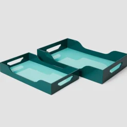 Bricka Lack - Swell, Turkos/Grön M