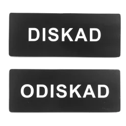 Diskmaskinsskylt magnetisk