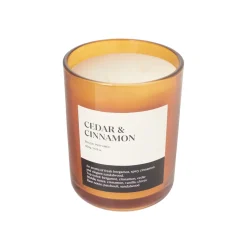 Doftljus med kork lock 450gr Amber