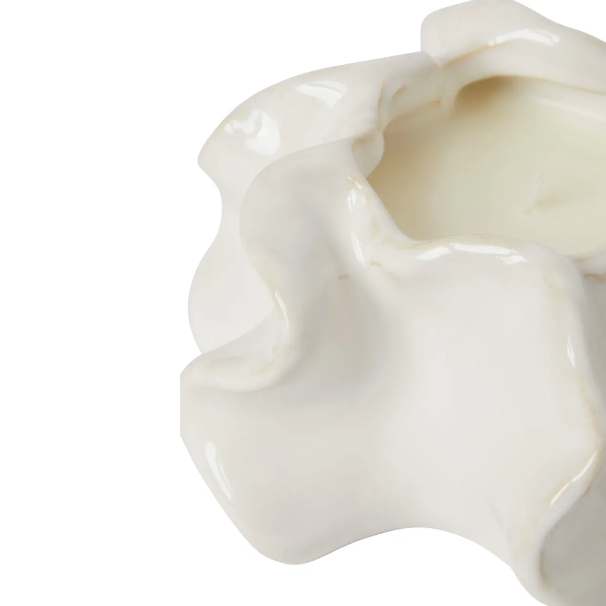 Doftljus Shell offwhite