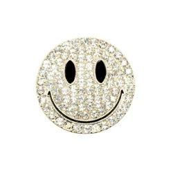 DRMZ Rhinestone Emoji Silver