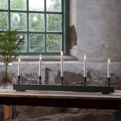 Elljusstake Storm grå