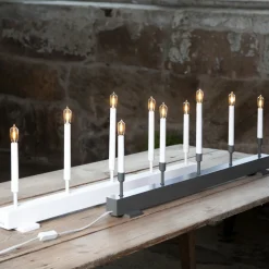 Elljusstake Storm vit