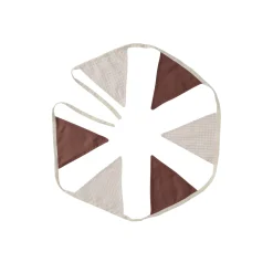 Flaggspel Philippe 185 cm brun/beige