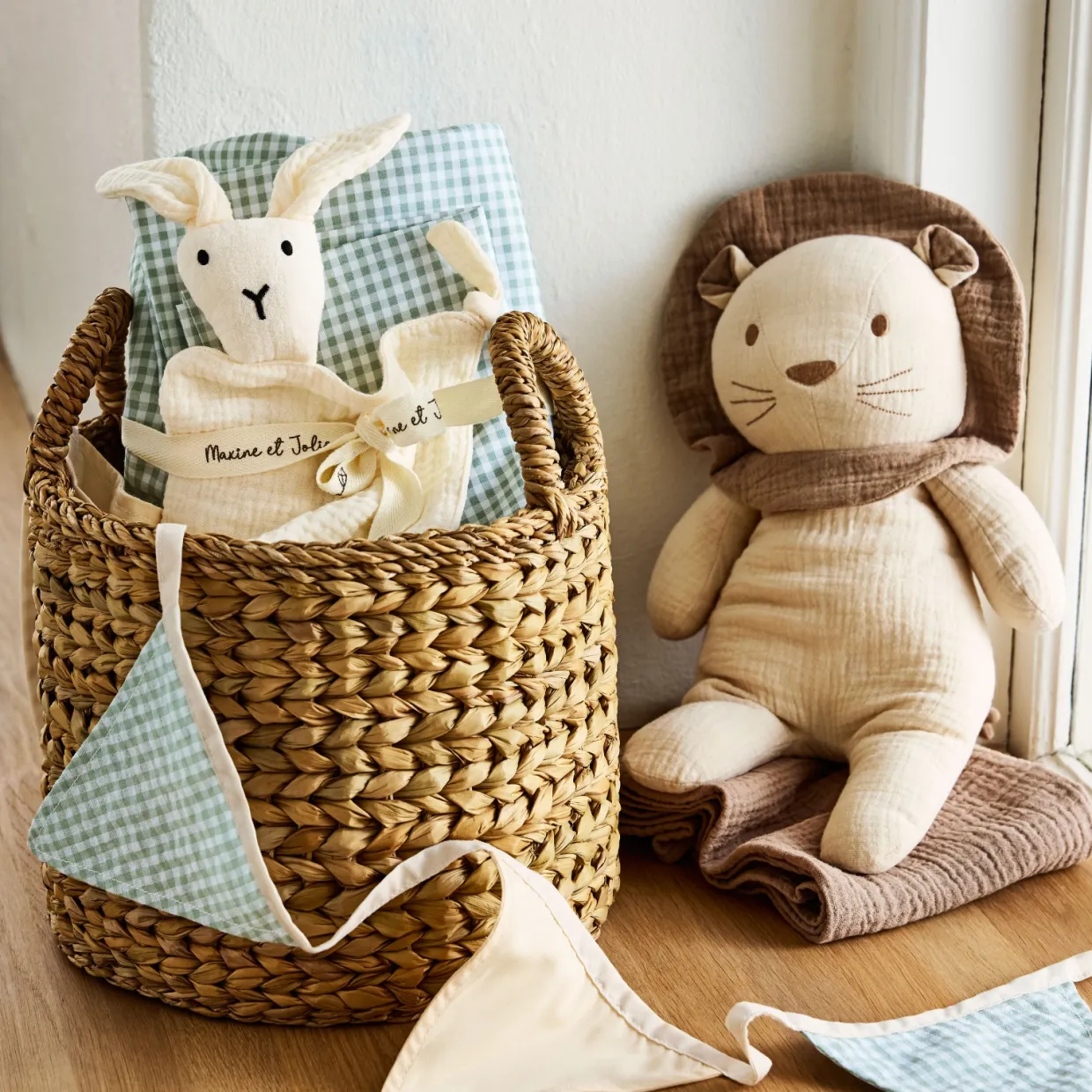 Flaggspel Philippe 185 cm grön/creme