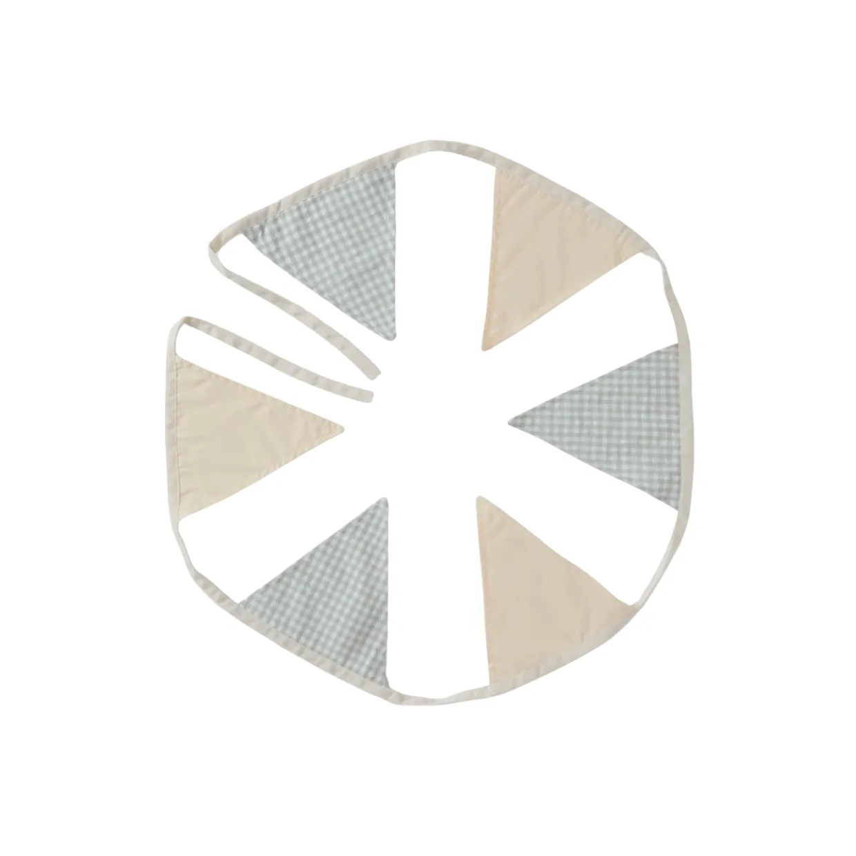 Flaggspel Philippe 185 cm grön/creme