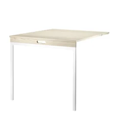 Fällbord ask/vit
