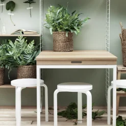 Fällbord beige/beige