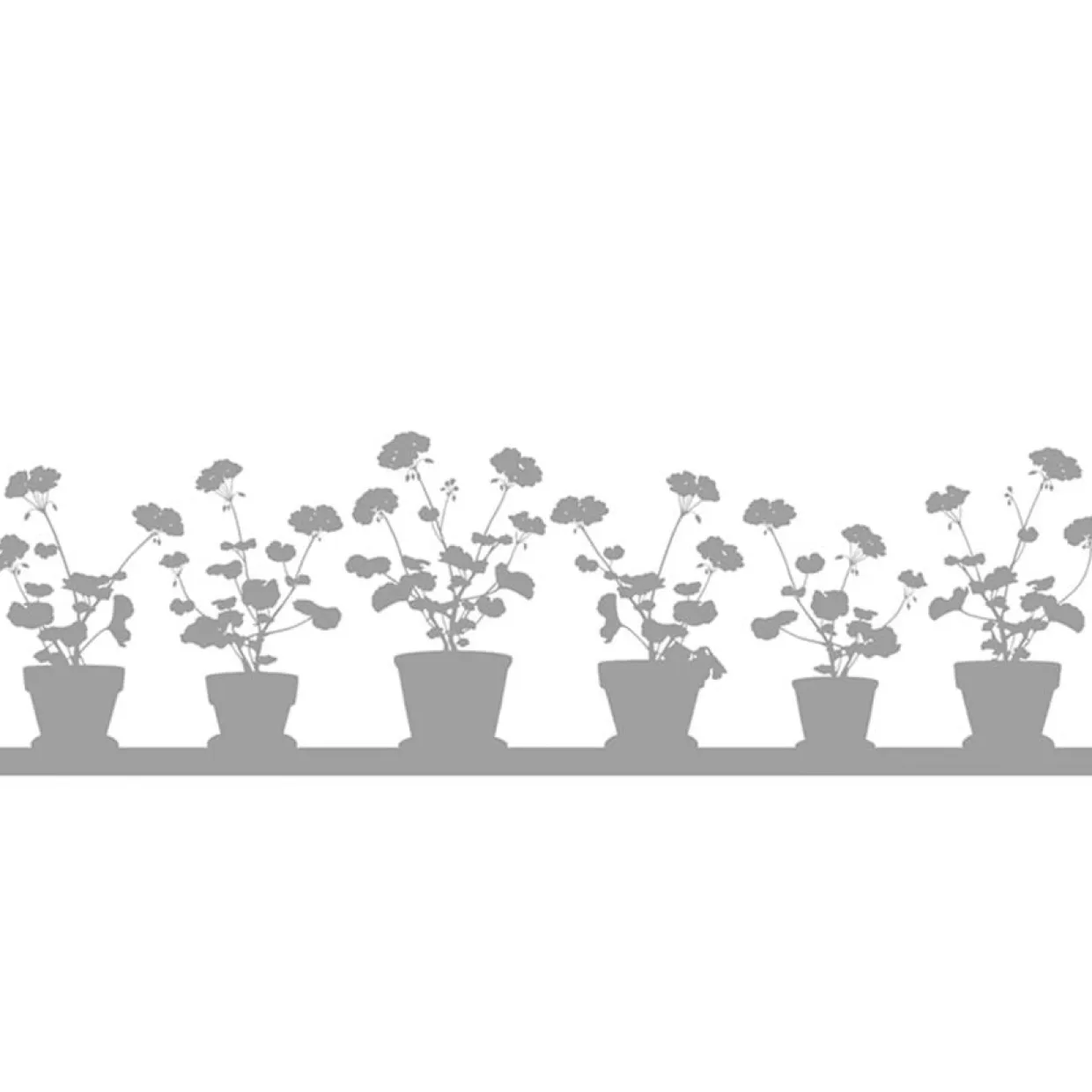 Fönstermönster Pelargon stor