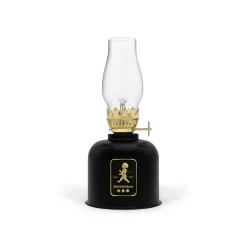 Fotogenlampa Svart/guld