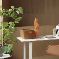 Förvaringsbox Restore Filt Blågrå