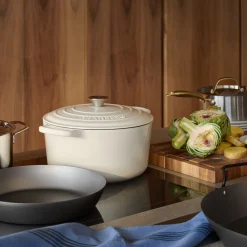 Gjutjärnsgryta Granberg rund 6,3L Creme