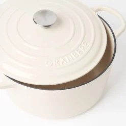 Gjutjärnsgryta Granberg rund 6,3L Creme