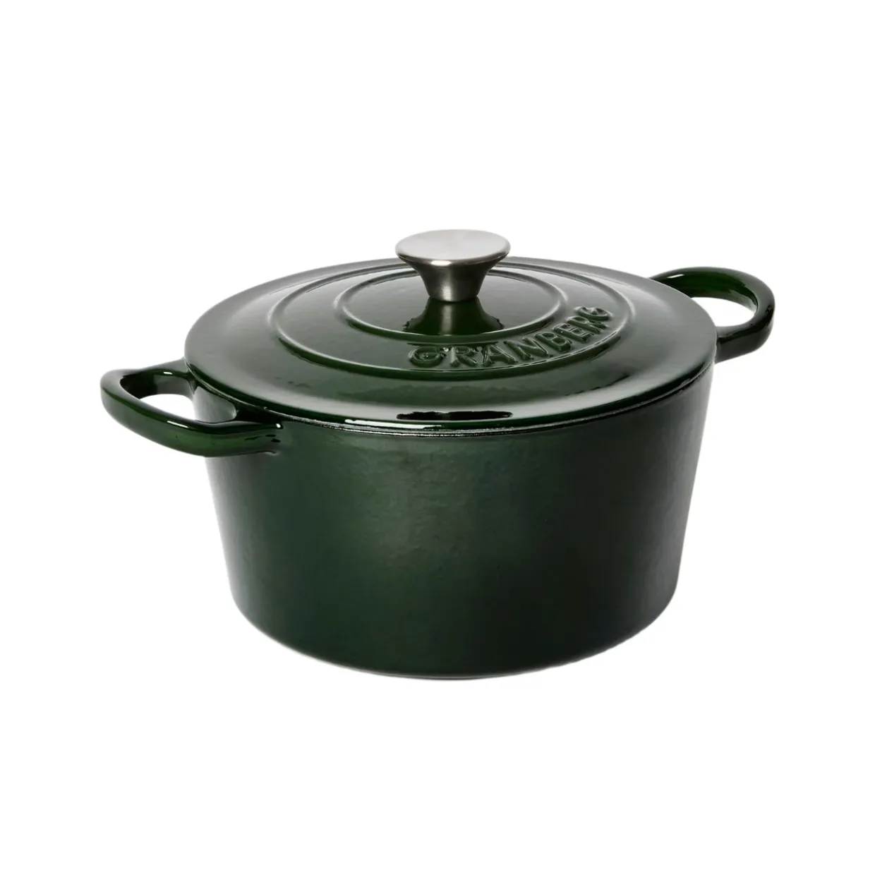 Gjutjärnsgryta Granberg rund 4L Grön