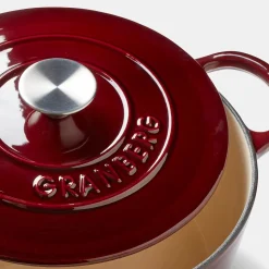 Gjutjärnsgryta Granberg rund 4L Burgundy