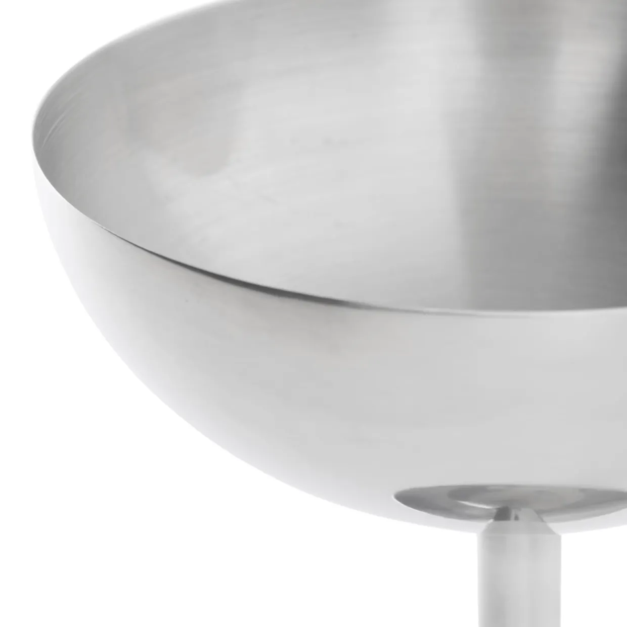 Glasskål på fot Bistro Silver