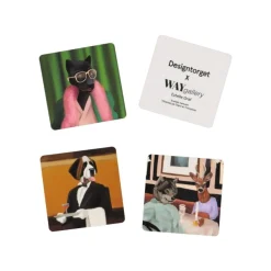 Glasunderlägg DT X Way 4 st, 9 cm