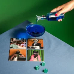 Glasunderlägg DT X Way 4 st, 9 cm