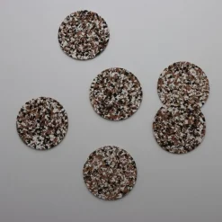 Glasunderlägg Kork & EVA Mix 6-P Svart