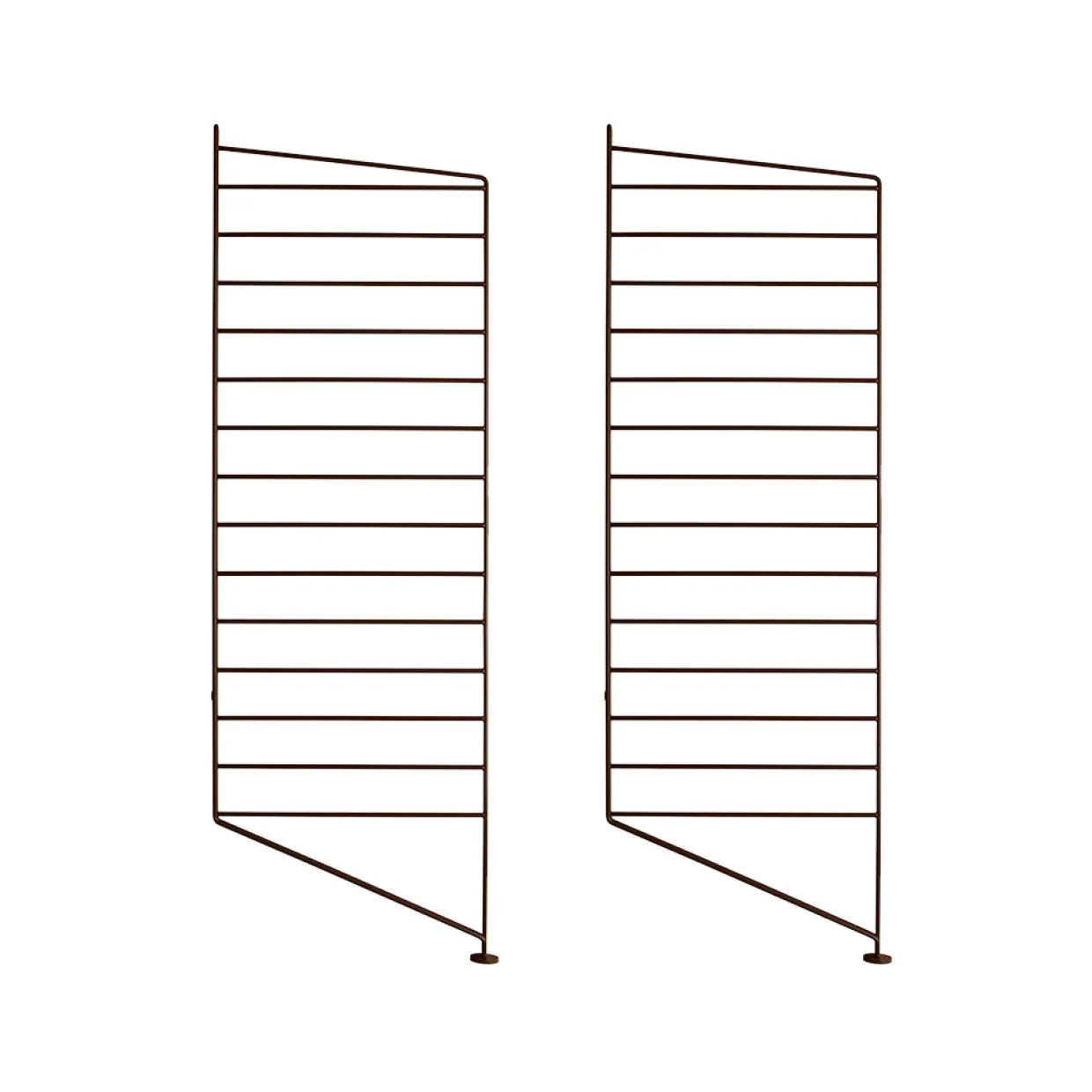 Golvgavel 85x30 2-p brun