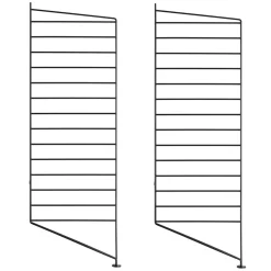 Golvgavel 85x30 2-p svart