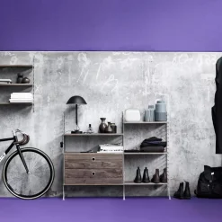 Golvgavel 115x30 2-p svart