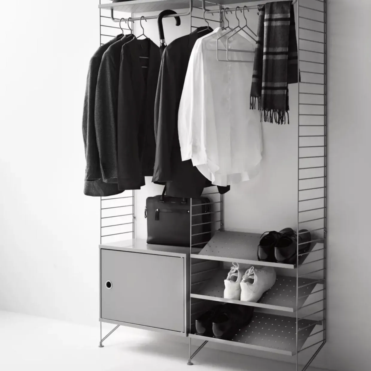 Golvgavel 200x30 1-p vit