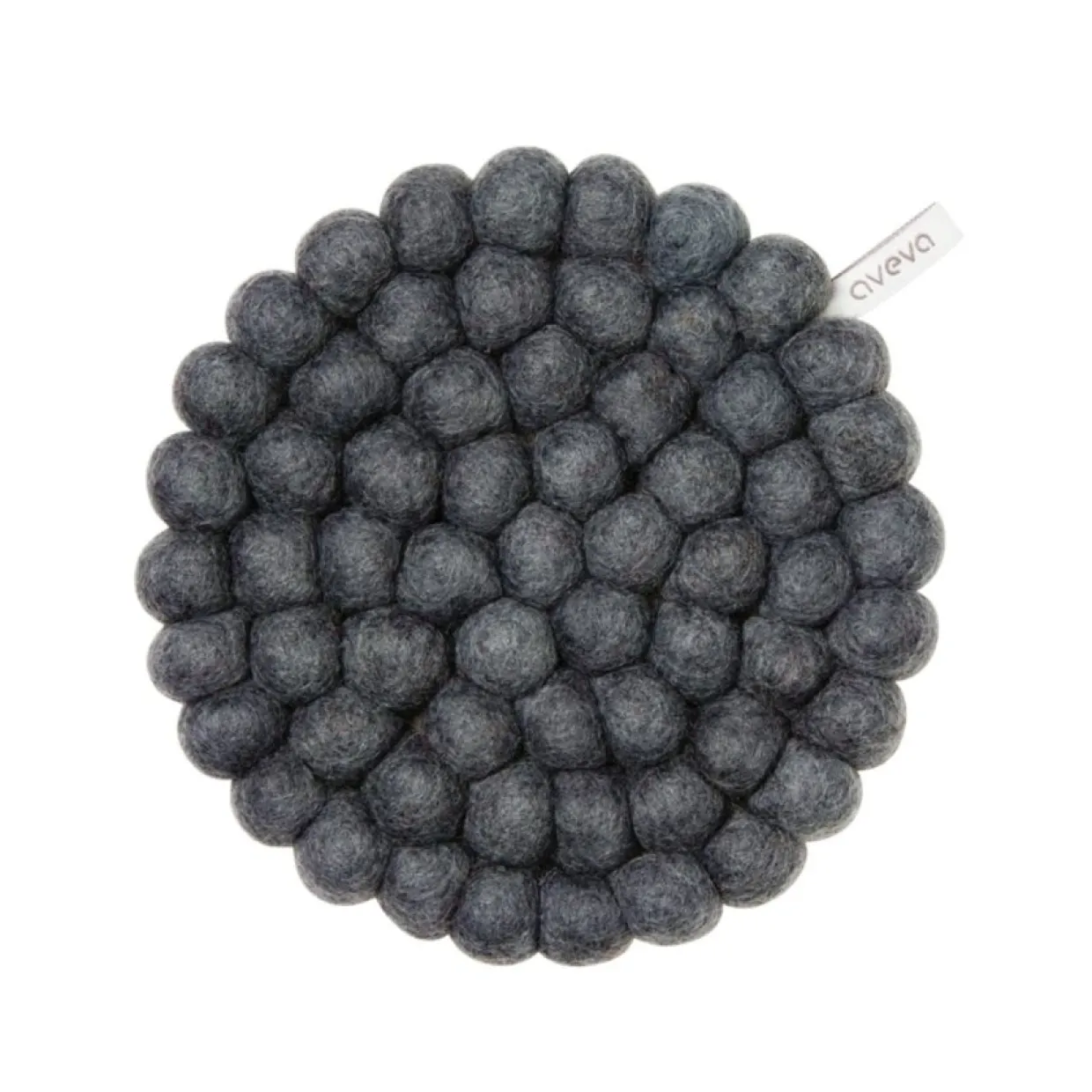 Grytunderlägg Ull Mörkgrå