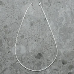 Halsband Blanca 45 cm silver