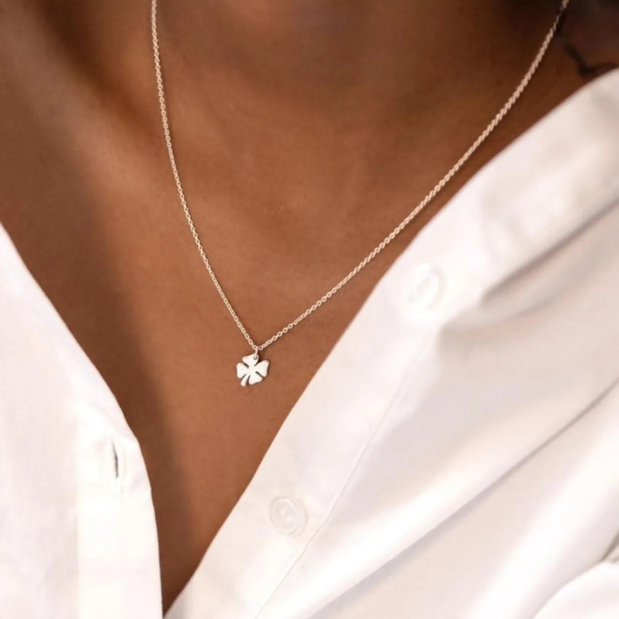 Halsband Bring Me Luck 44cm Silver