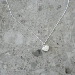 Halsband Hjärta medaljong silver