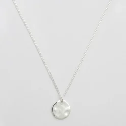 Halsband Minimalistica Hammered Silver