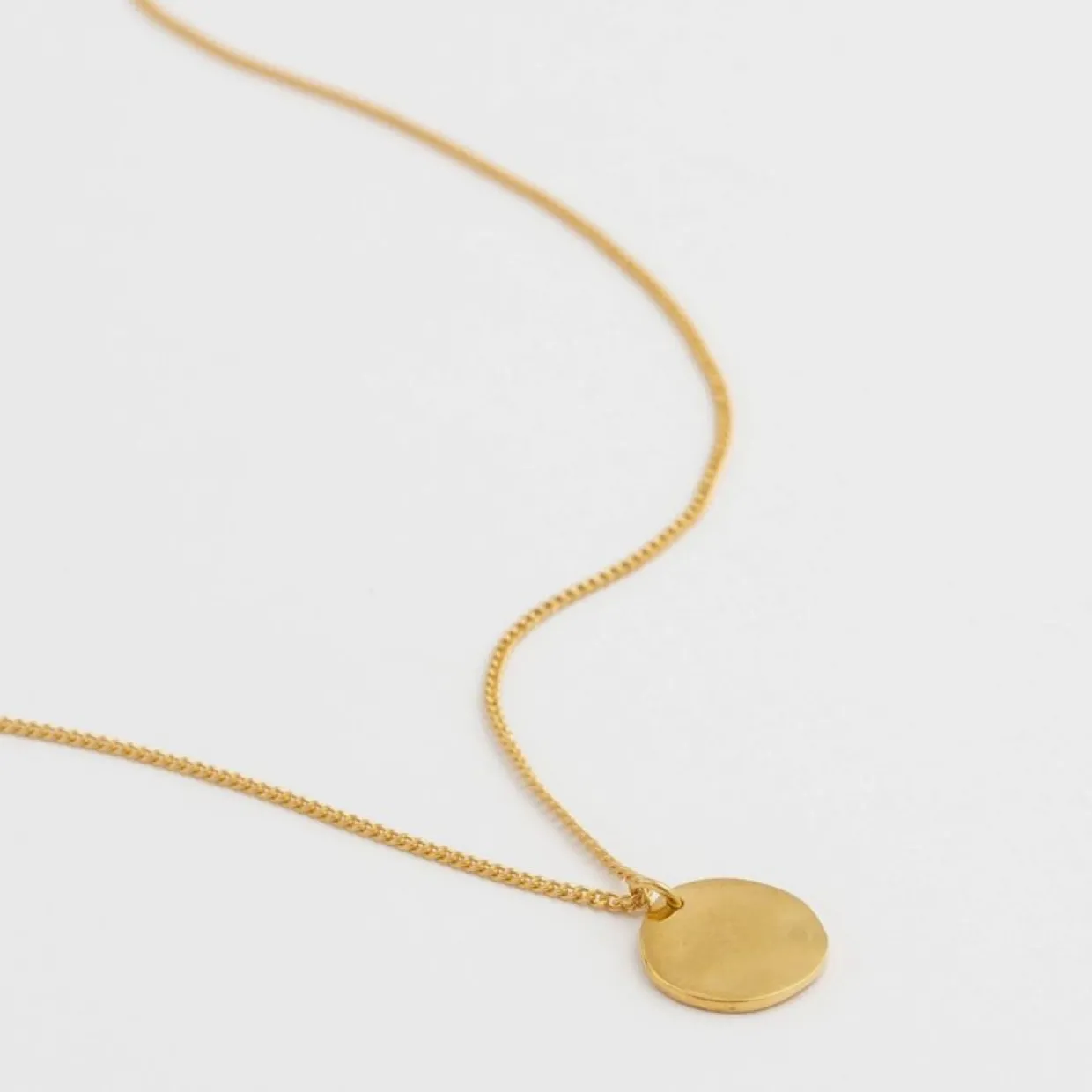 Halsband Minimalistica Hammered Guld