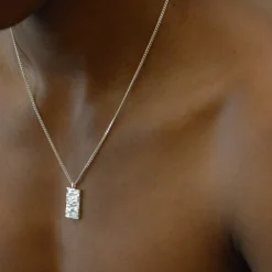 Halsband Piece of rock Silver