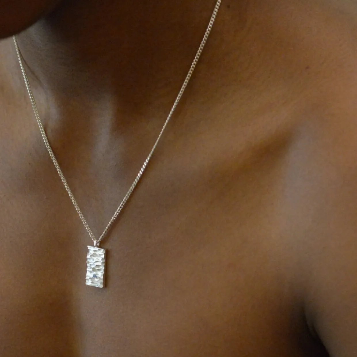 Halsband Piece of rock Silver