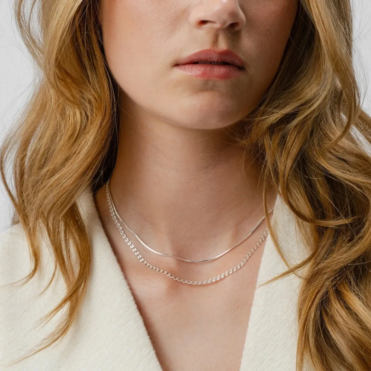 Halsband Sheer Love Silver