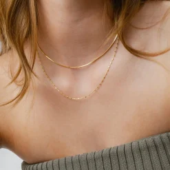 Halsband Sheer Mirror Guld