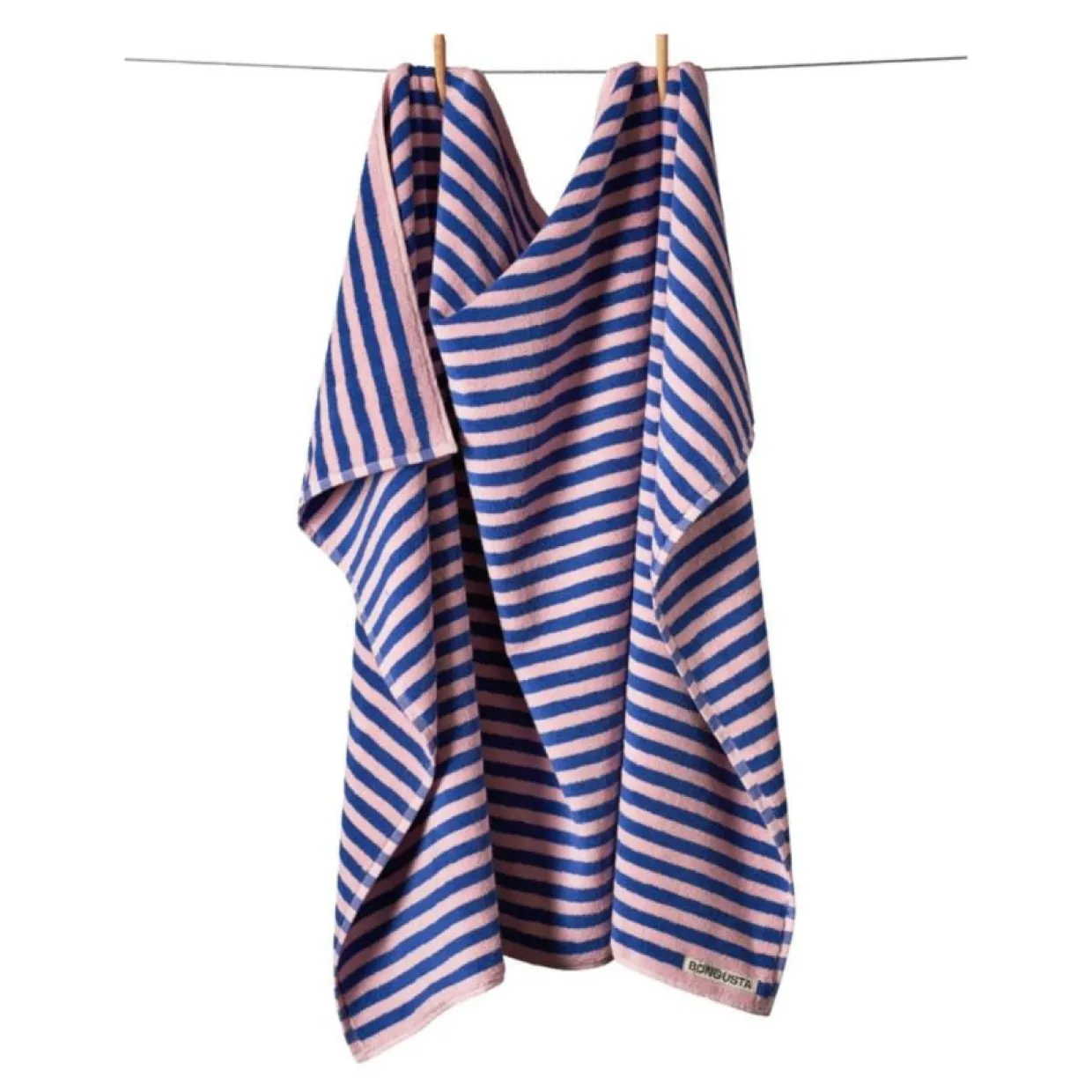 Handduk Naram 100 X 150 cm blå/rosa