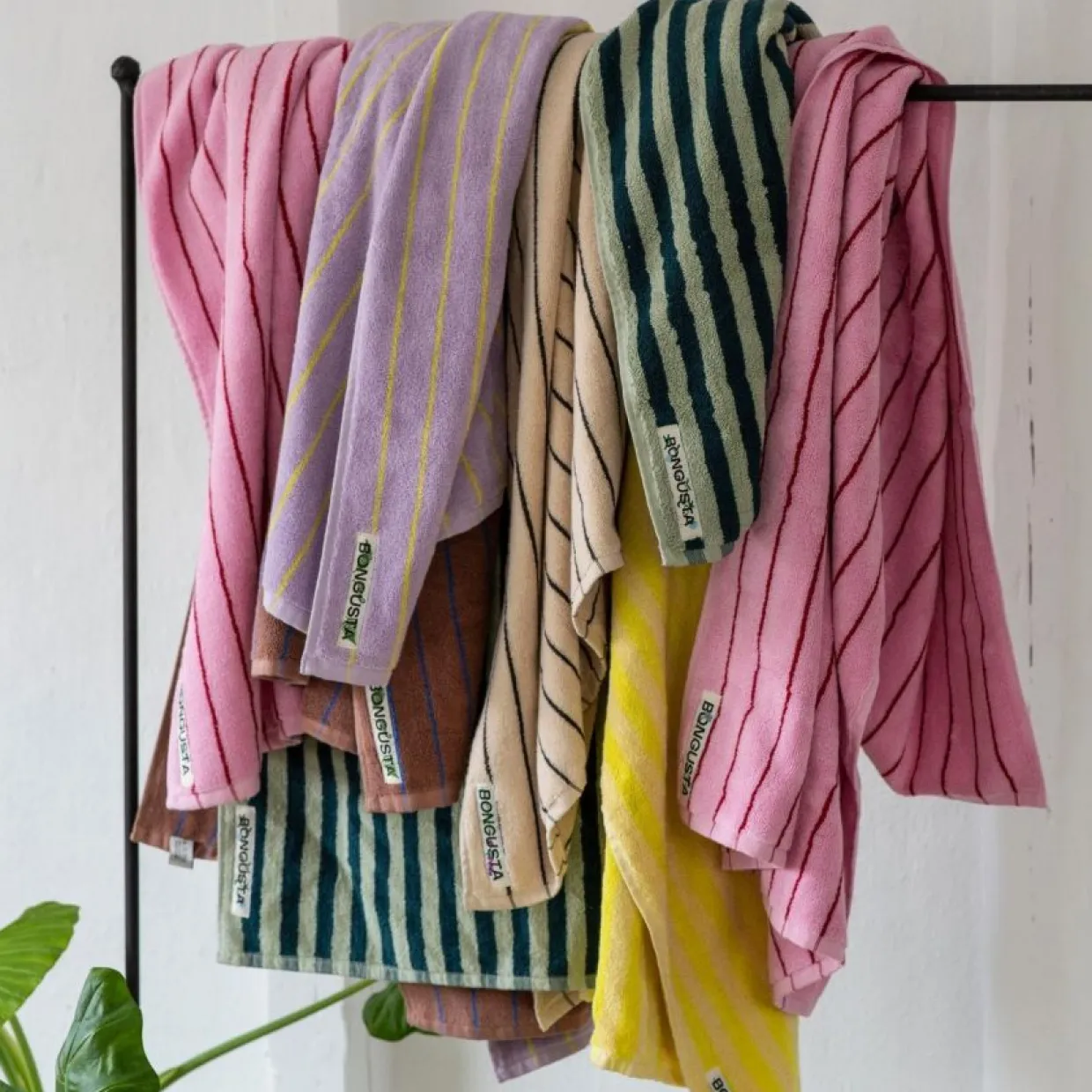 Handduk Naram 70 X 140 cm rosa