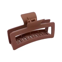 Hårklämma Jasmine Medium 10 cm Choklad