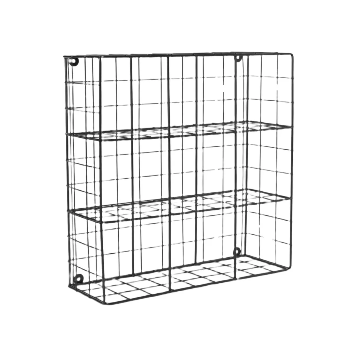 Hylla Koster fyrkantig Svart